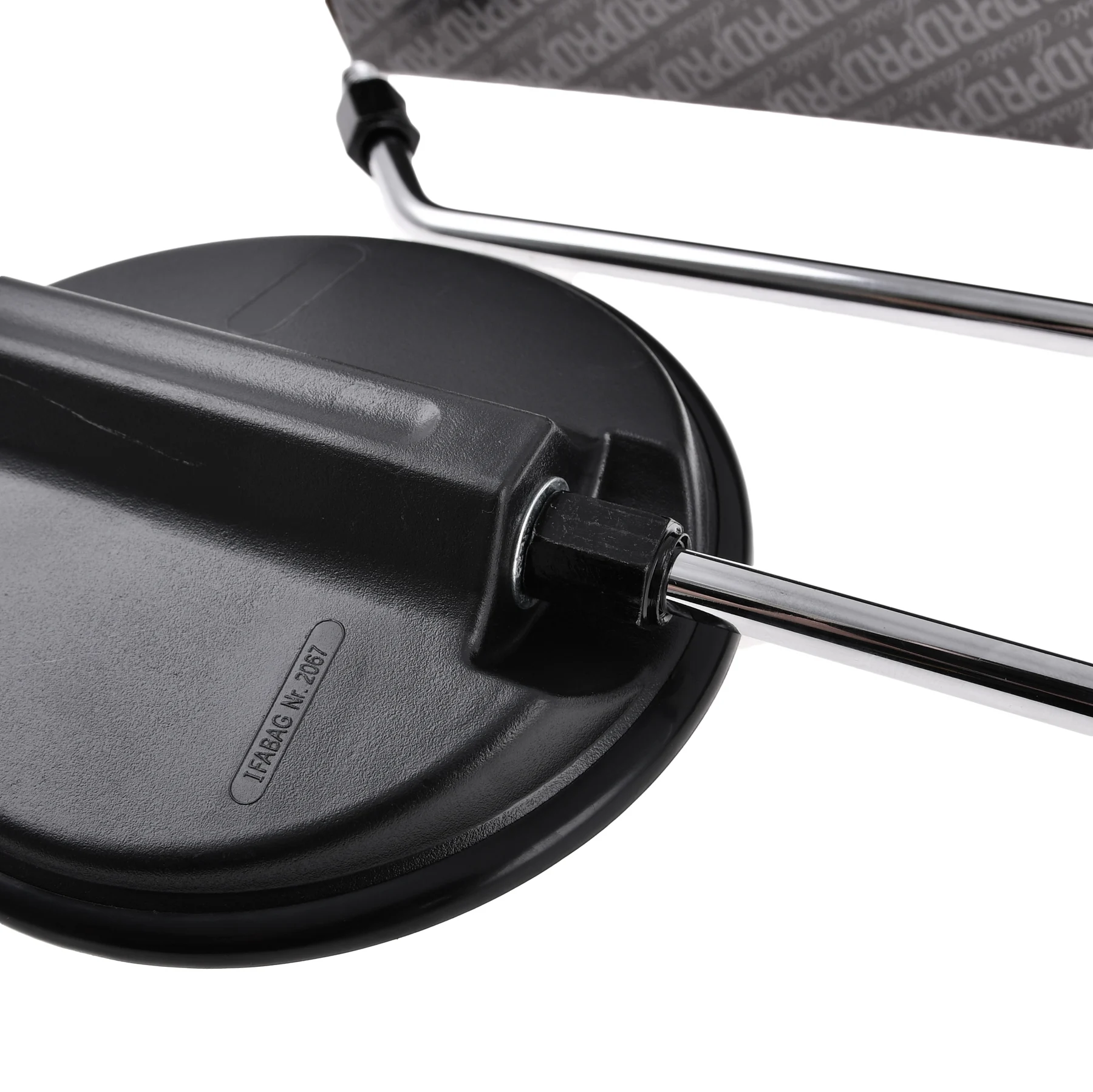 Lusterko M8 okrągłe wzór DDR l+p chrom DPR Classic — ujęcie 5