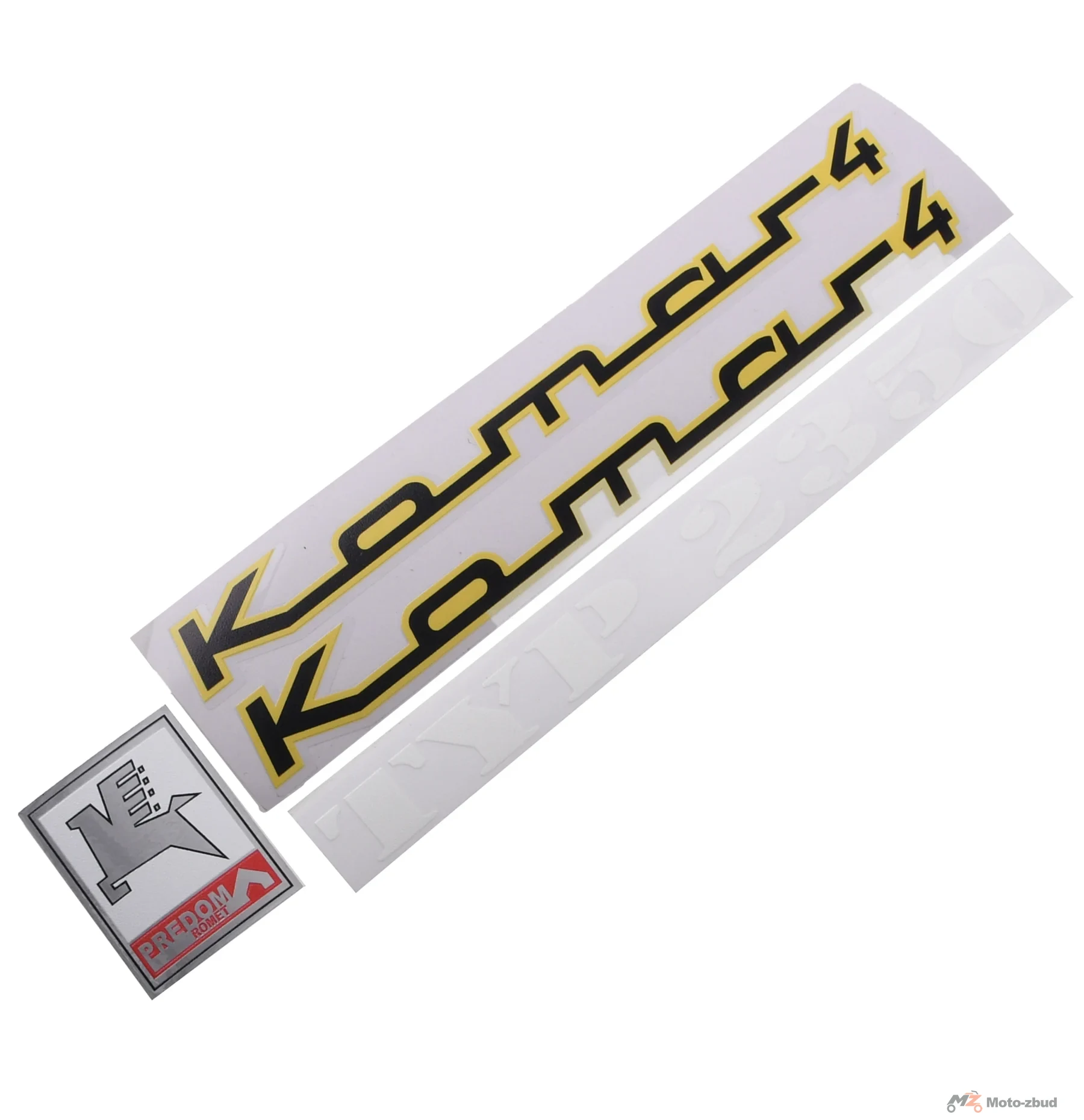 Naklejka Romet Komar 4 2350 biała kpl. PL