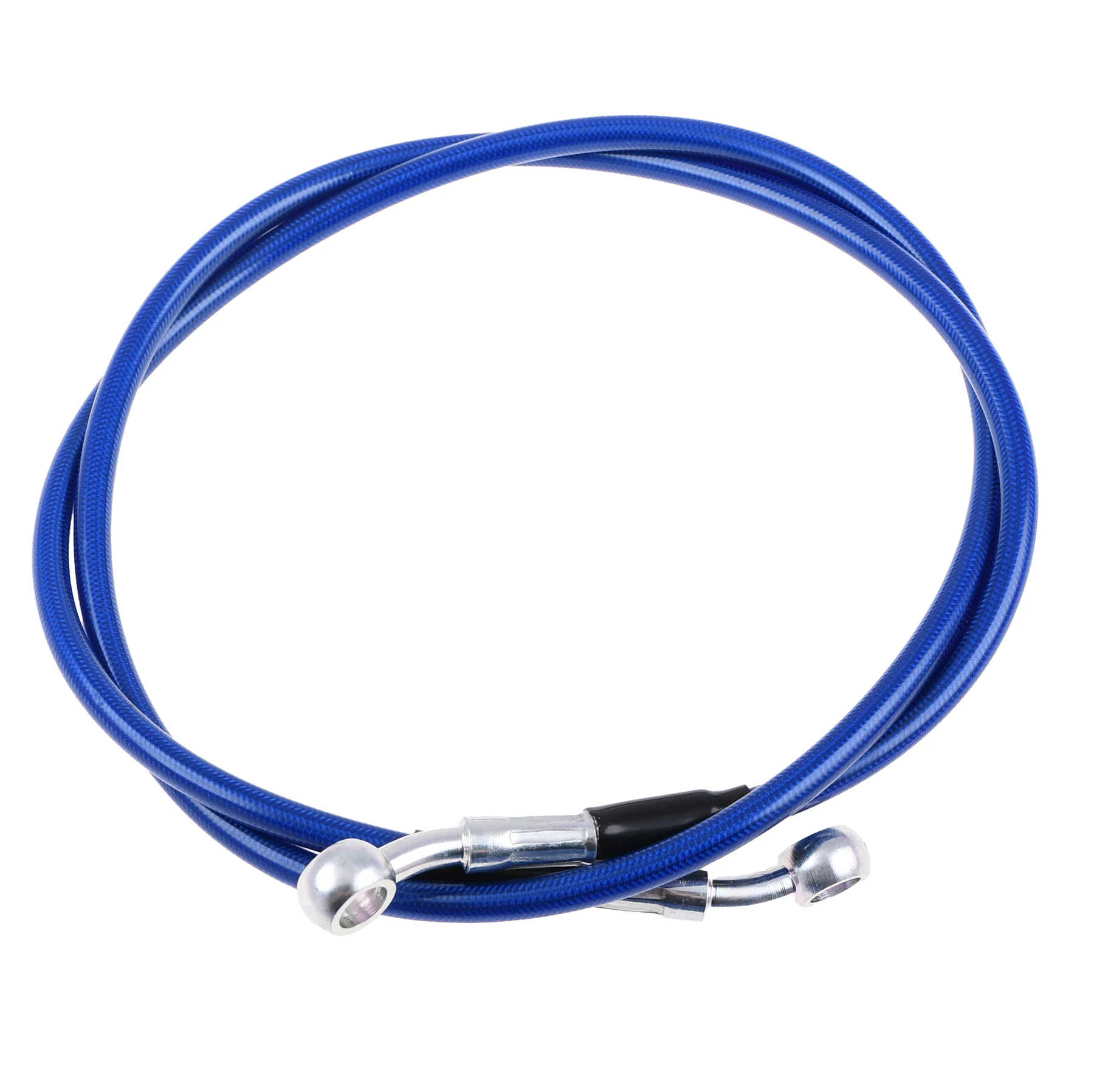 Przewód hamulcowy Racing Force V2 w oplocie 120 cm niebieski — ujęcie 1