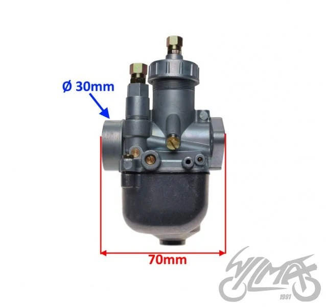 Gaźnik Simson S50 16N1-11 gruba przepustnica — SN30021B — ujęcie 4