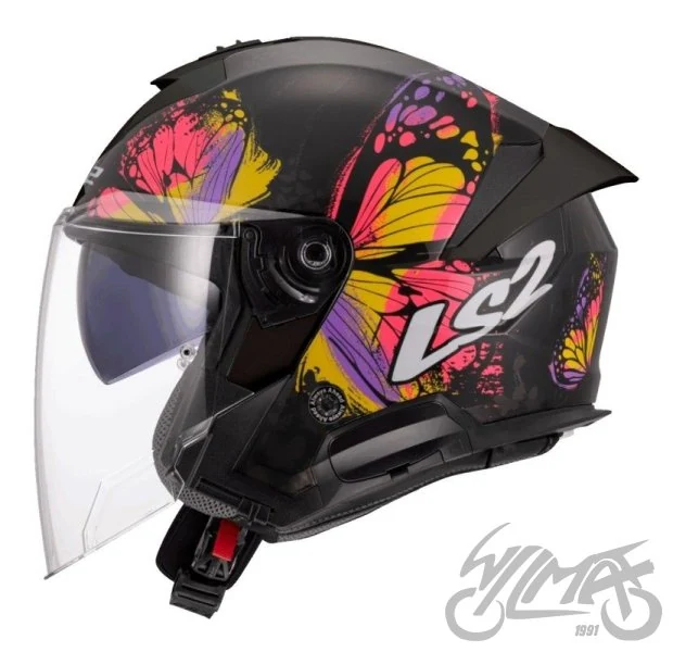 Kask LS2 OF618 Verso II wingz Black Yellow — rozmiar M — ujęcie 1