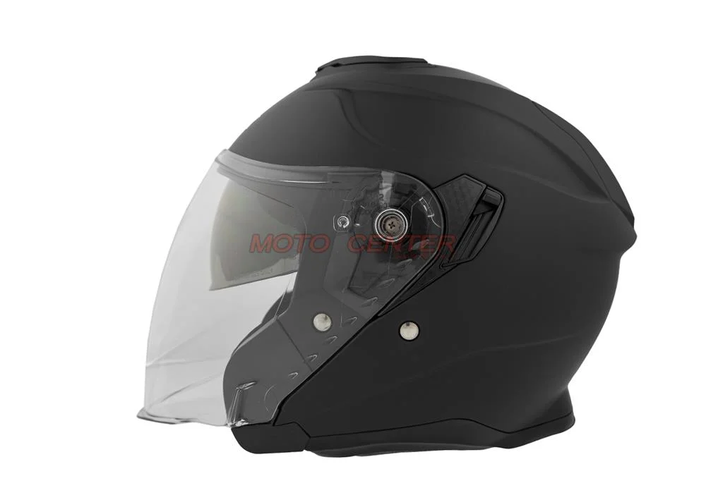 Kask motocyklowy otwarty z blendą BLEXX OF-835 czarny mat XS Homologacja ECE R22.06 — ujęcie 3