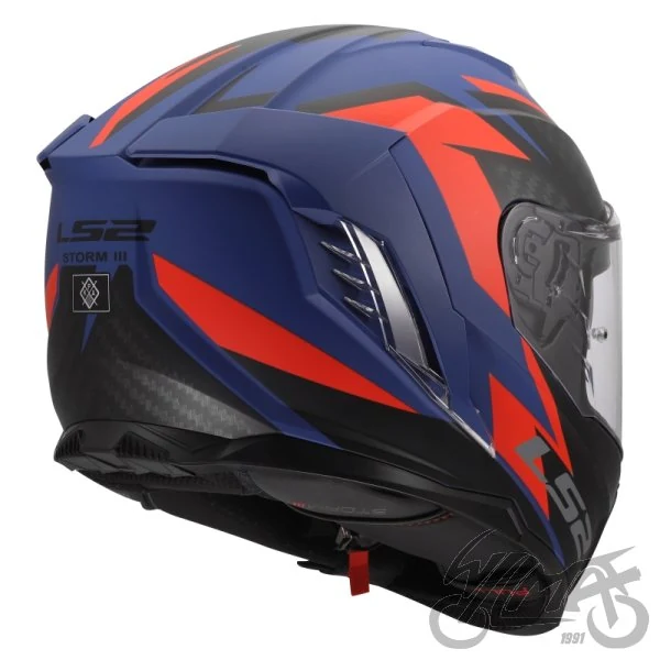 Kask LS2 FF818 Storm III Dynamo Blue Red — rozmiar XXS — ujęcie 5