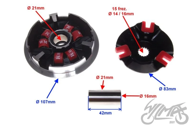 Wariator do Yamaha bws 50 tuning — ujęcie 2