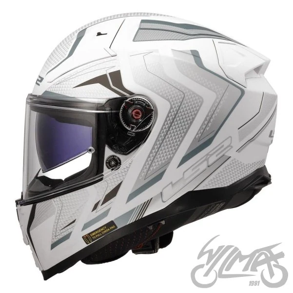 Kask LS2 FF811 Vector II Alizer m.wh. sil.-06 — rozmiar M — ujęcie 2