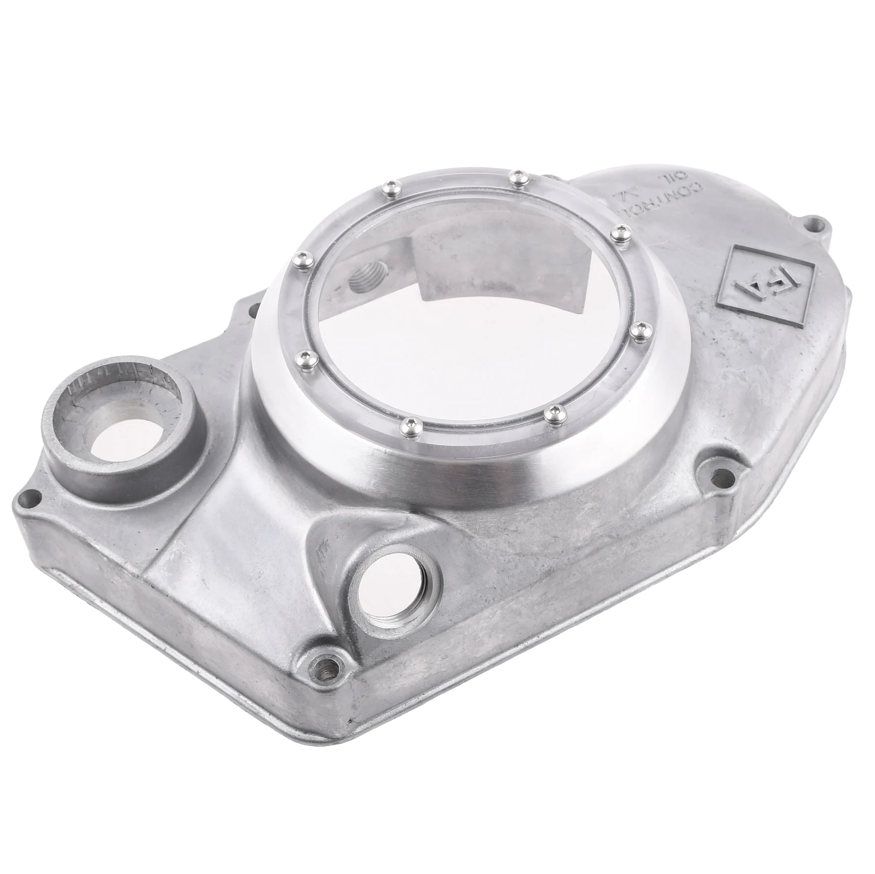 Pokrywa silnika Simson S51 SR50 lewa clear aluminium — ujęcie 2