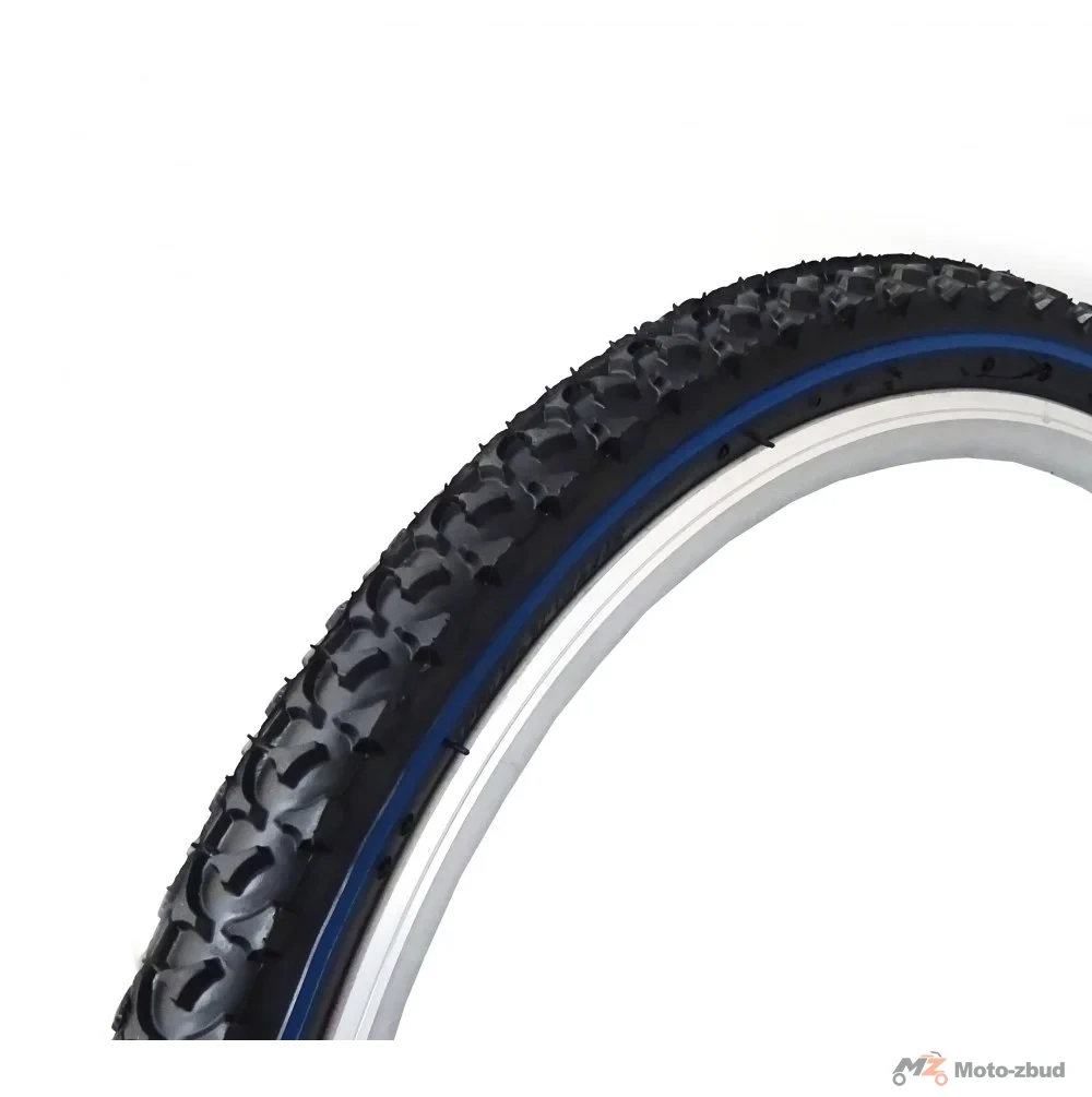 Opona rowerowa 26 × 1.95 z niebieskim paskiem