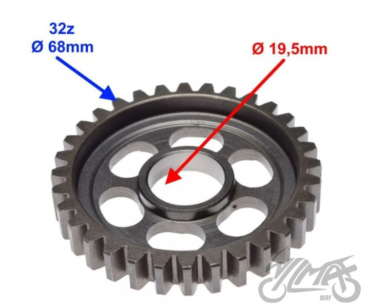 Koło skrzyni biegów 32T ATV Loncin lc172 mm CB250 — ujęcie 2