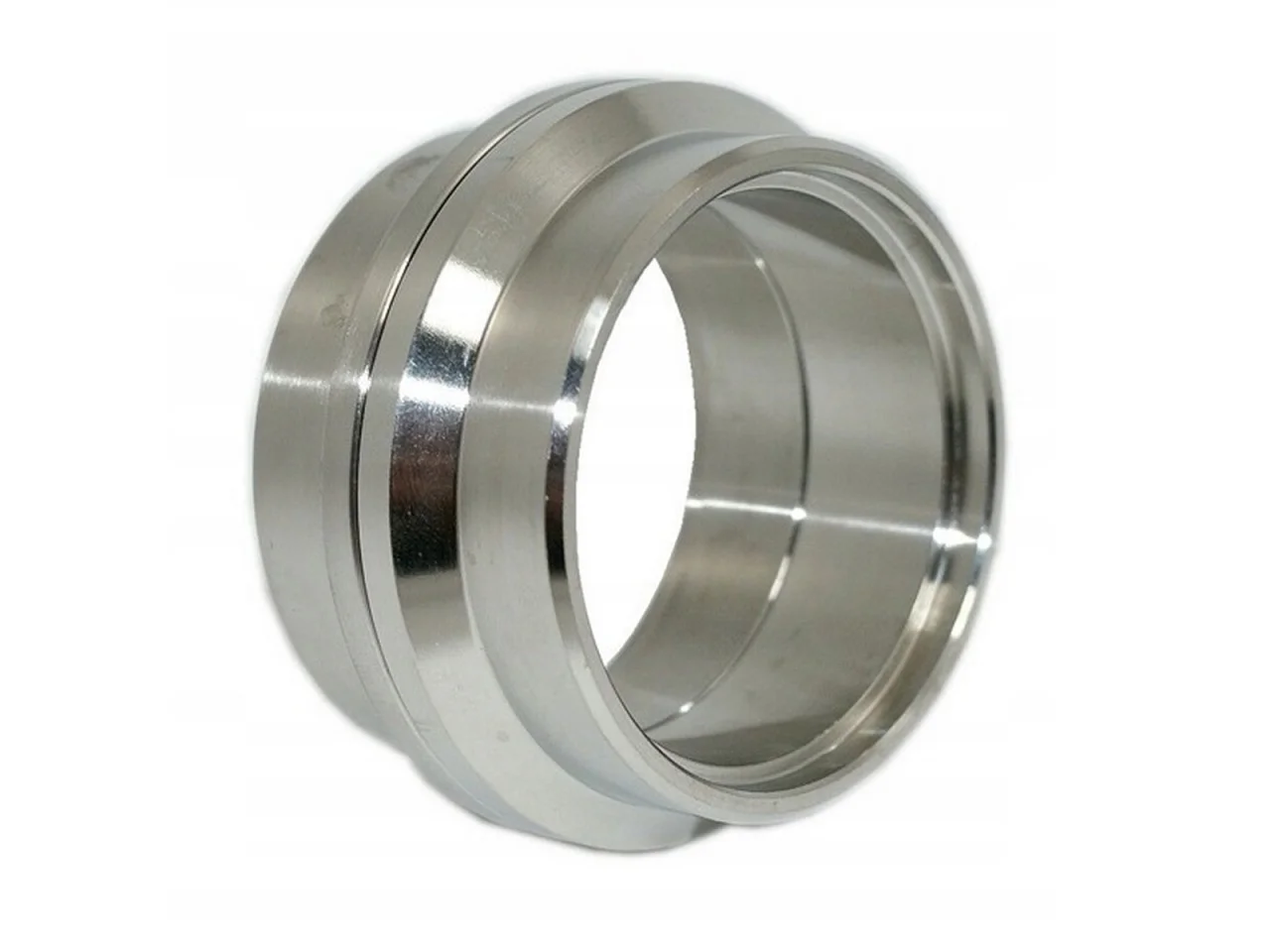 OBEJMA OPASKA V-BAND 2" 51mm z flanszą centrującą do rur wydechu — ujęcie 2