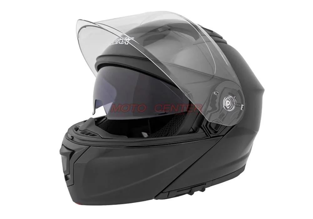 Kask motocyklowy szczękowy z blendą BLEXX YA-967 czarny M ECER22.06 — ujęcie 3