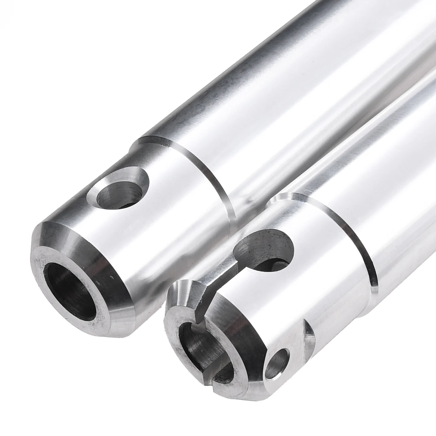 Amortyzatory teleskopy Simson S51, S70, S53, S50 wersja krótka aluminium CNC DPR Performance — ujęcie 2
