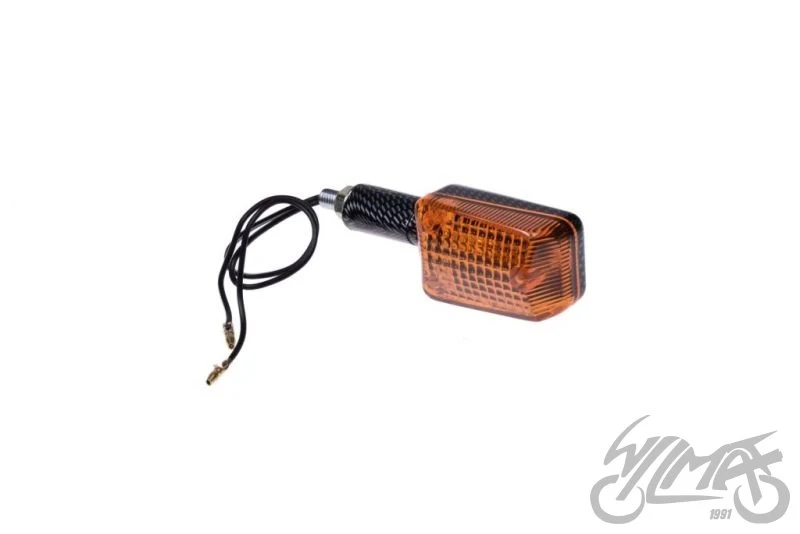 Kierunkowskaz mini carbon, pomarańczowy, długi — AL1285 — ujęcie 1