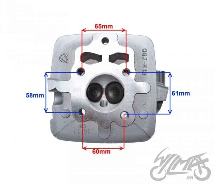 Głowica cylindra Loncin Lifan CG 125 cm³ 4T — ujęcie 3