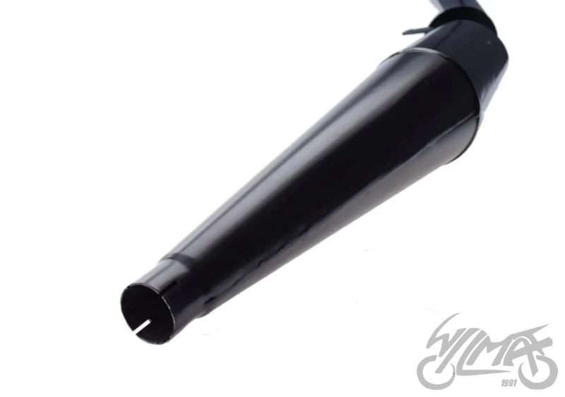 Tłumik MZ ETZ 150 sport końcówka chrom — ujęcie 3