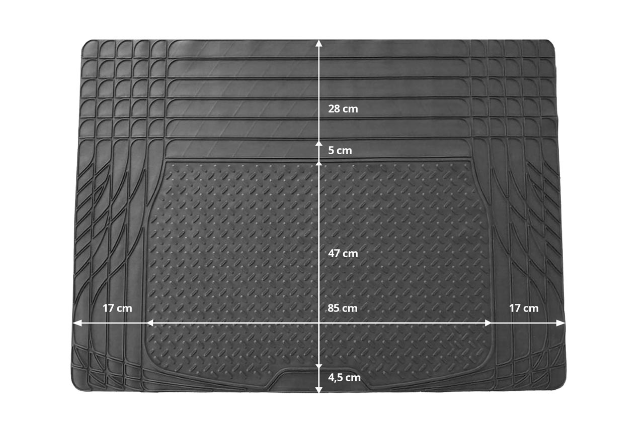 Mata do bagażnika gumowa uniwersalna 120x80cm TM01 — ujęcie 5