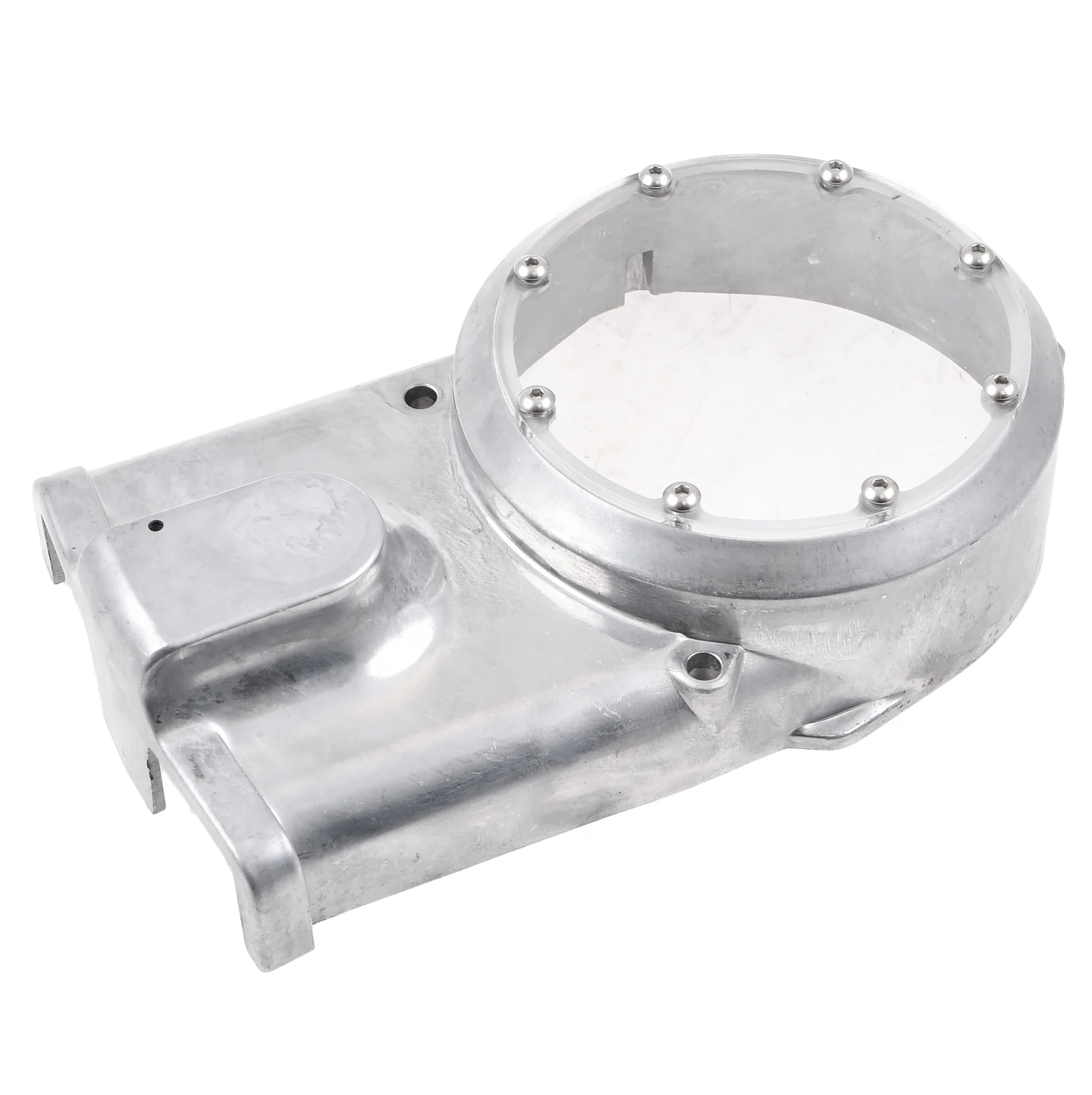 Pokrywa silnika prawa clear aluminium V2 JMP — ujęcie 2