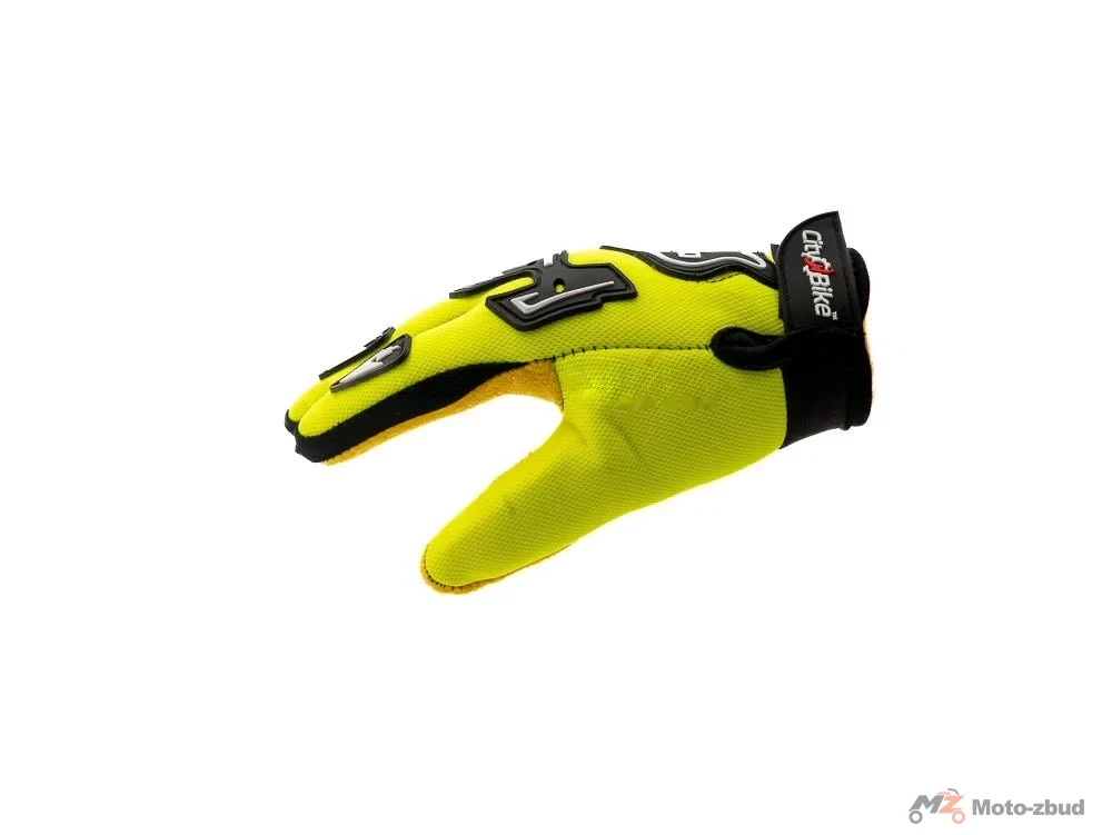 Rękawice Cross City-Bike MD-M888 Junior żółte XL — ujęcie 2