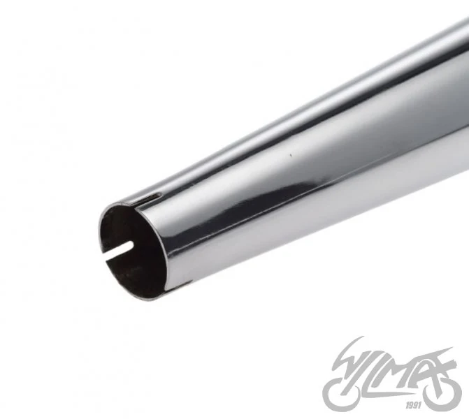 Tłumik Simson S51 chrom z obejmą — ujęcie 3