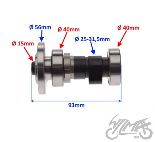Wałek rozrządu do Zipp VZ-2 — ujęcie 3