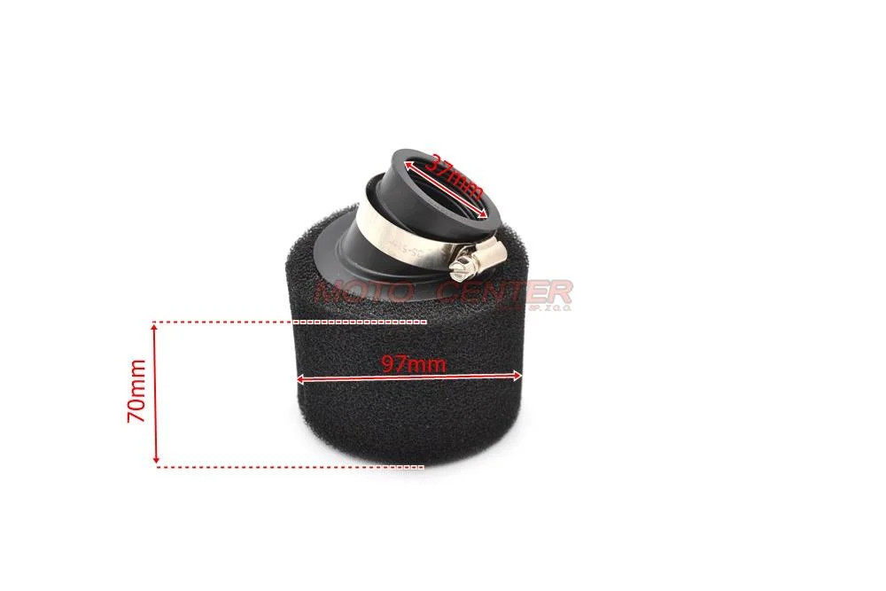 Filtr powietrza 38 mm (króciec 45°) Gąbkowy — ujęcie 2