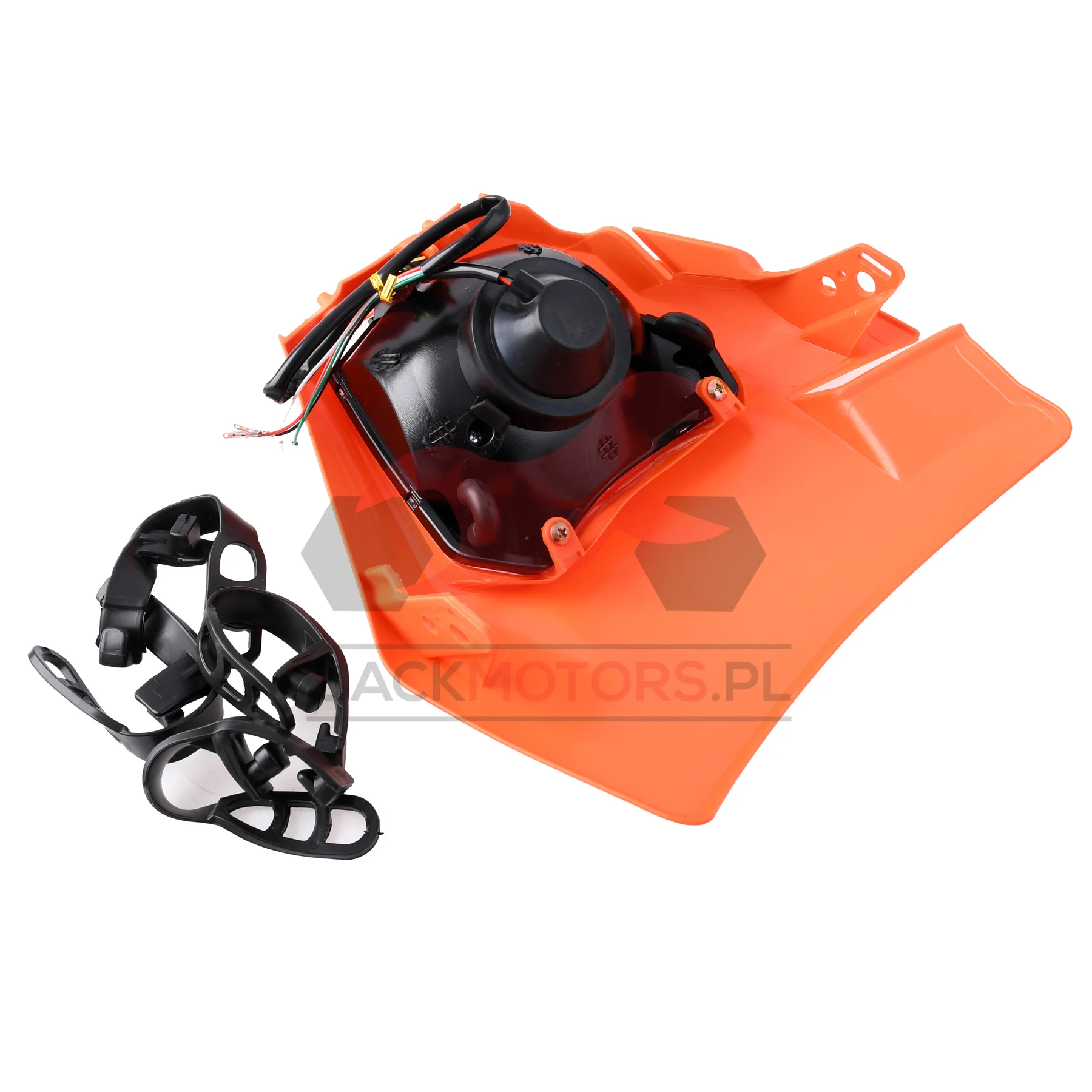 Owiewka uniwersalna Racing Force enduro LED V3 pomarańczowa — ujęcie 2
