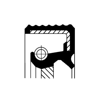 Uszczelniacz 40×52×7 dyferencjału/T CORTECO 01020536B — ujęcie 4