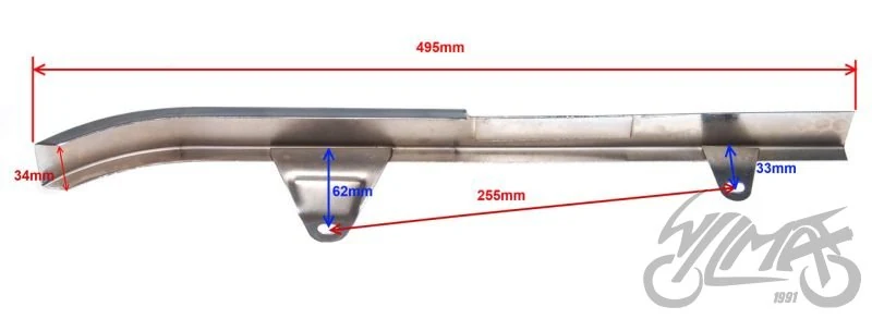 Osłona łańcucha tył — Czoper — Kinroad XT50Q Czoper / Zipp Pro — ujęcie 3