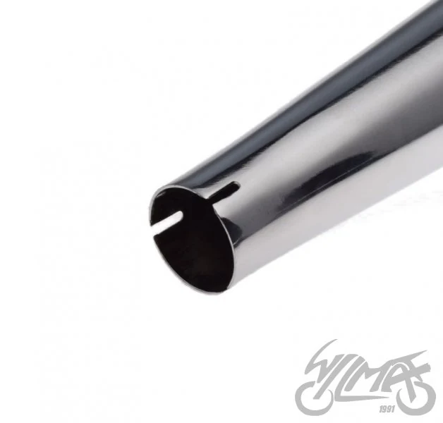 Tłumik Simson enduro chrom z obejmą 28/32MM — ujęcie 2