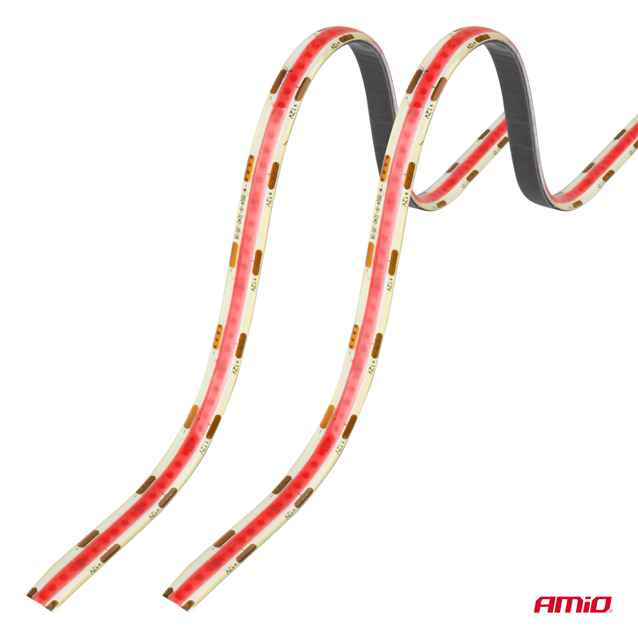 Paski LED COB do samochodu różowe 2x30cm 12 V — ujęcie 5