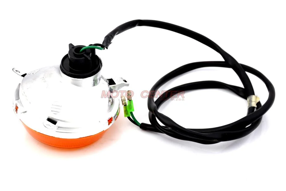 Lampa przód okrągła szkło pomarańczowe — ujęcie 2