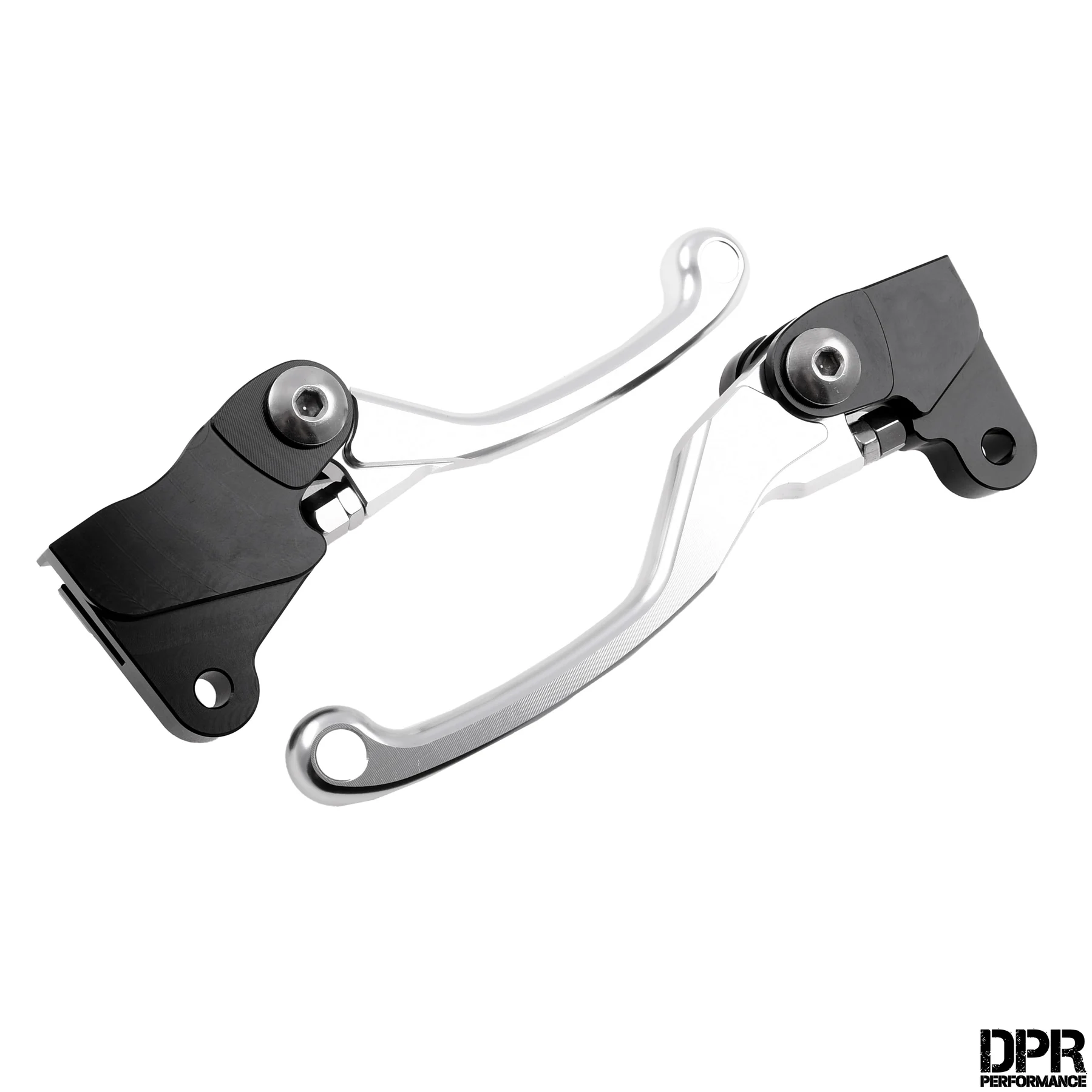 Dźwignia hamulca i sprzęgła Simson srebrna aluminium CNC anoda DPR Performance — ujęcie 2
