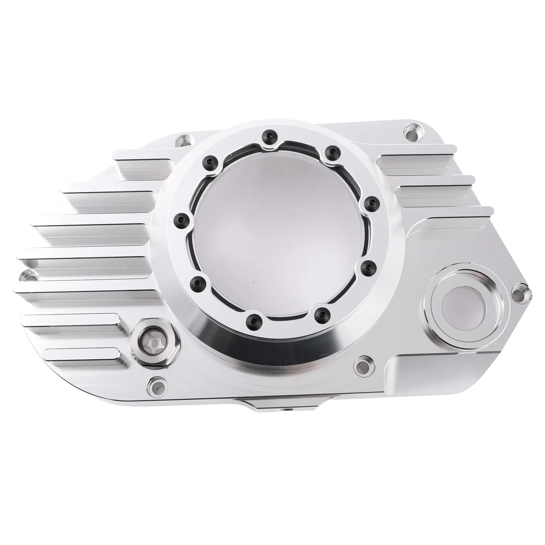 Pokrywa silnika Simson S51 SR50 lewa aluminium CNC clear + śruby DPR Performance — ujęcie 6