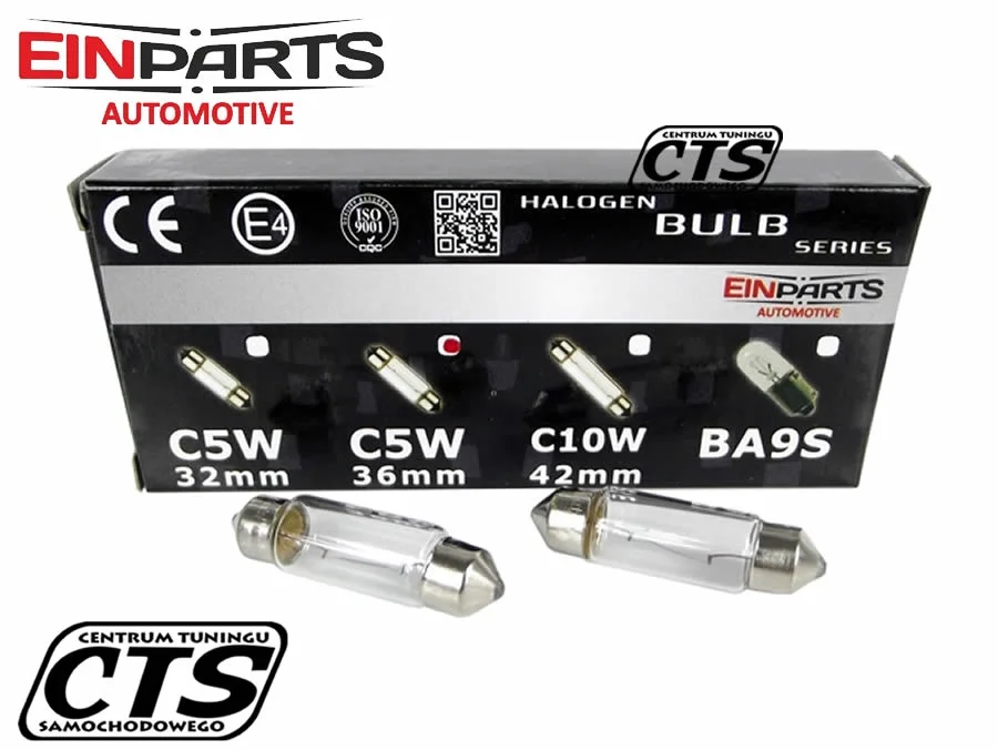 Żarówka rurkowa SV8.5 12V 11x36mm 5W EINPARTS (10szt.) — ujęcie 3
