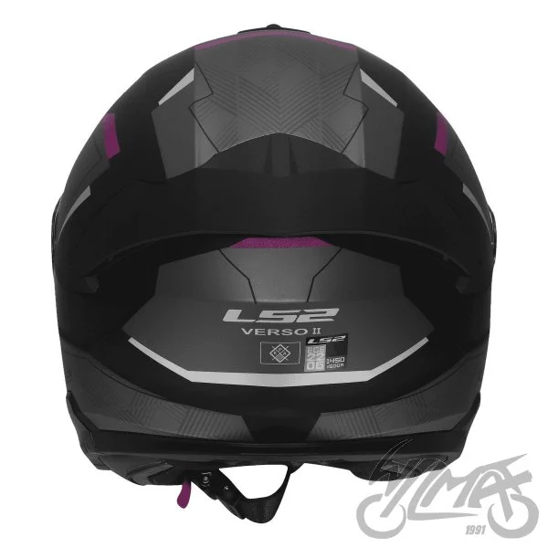 Kask LS2 OF618 verso II air Black purple XS — ujęcie 5