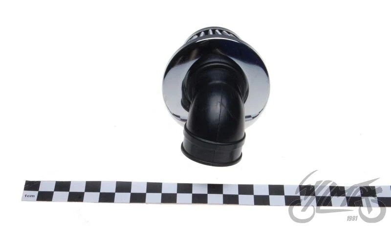 Filtr powietrza 32 mm stożkowy 90° chrom — ujęcie 3