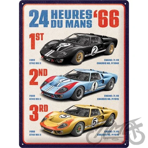 Plakat 30X40 24H le mans 1966 Ford GT40 23385 — ujęcie 1
