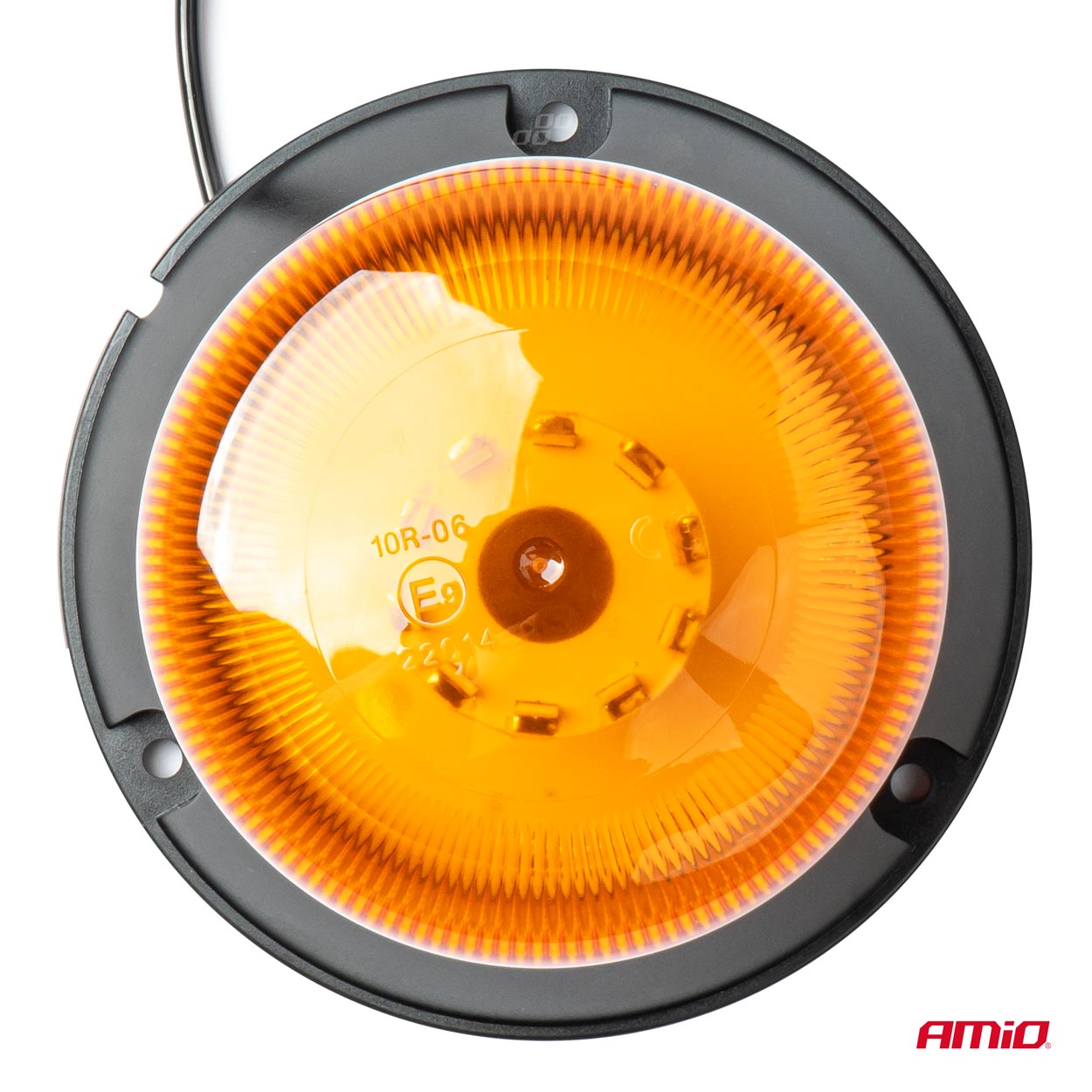 Lampa ostrzegawcza błyskowa kogut 60 LED W22M 12 V 24 V — ujęcie 3