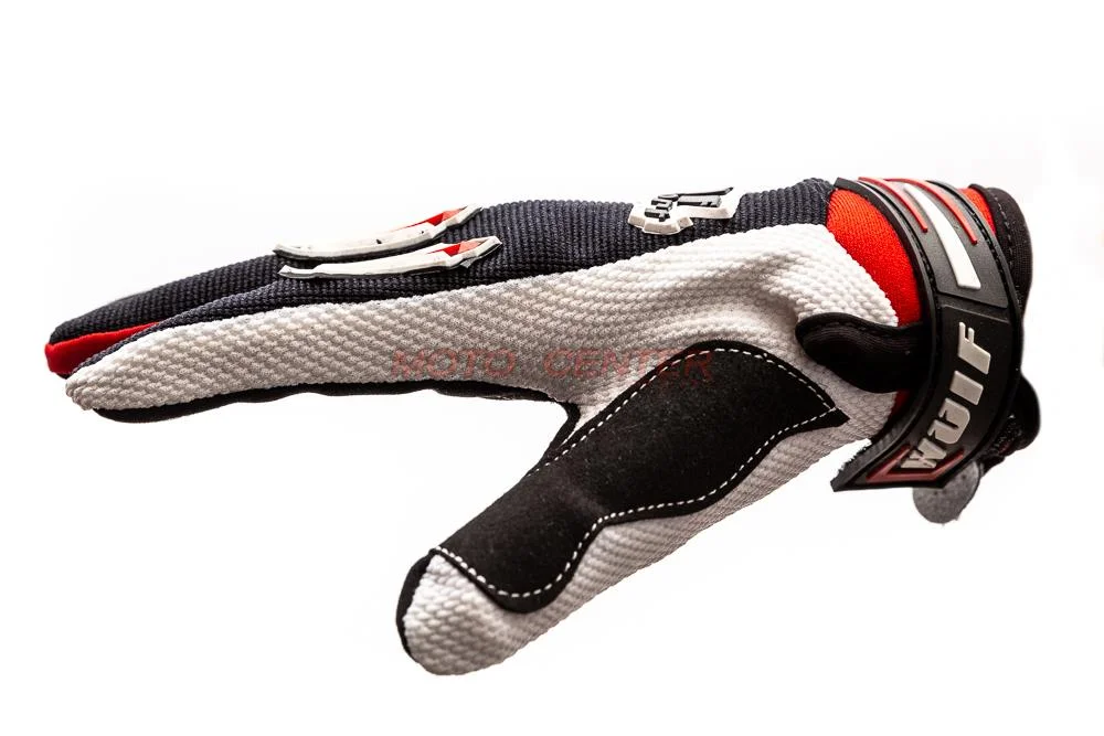 Rękawice crossowe Junior Wulf Stratos Red XXS — ujęcie 3
