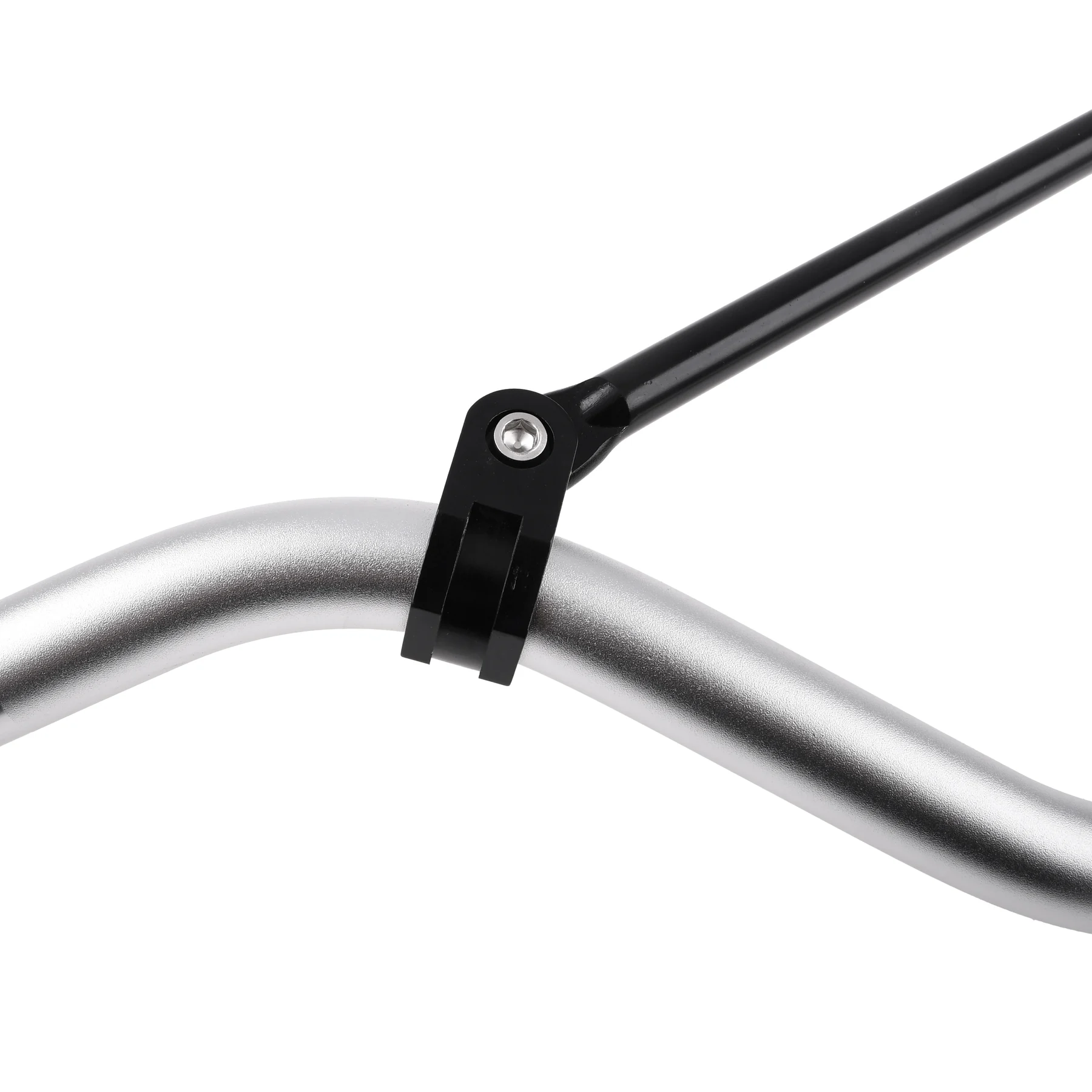 Kierownica Racing Force uniwersalna srebrna 22 mm — ujęcie 2