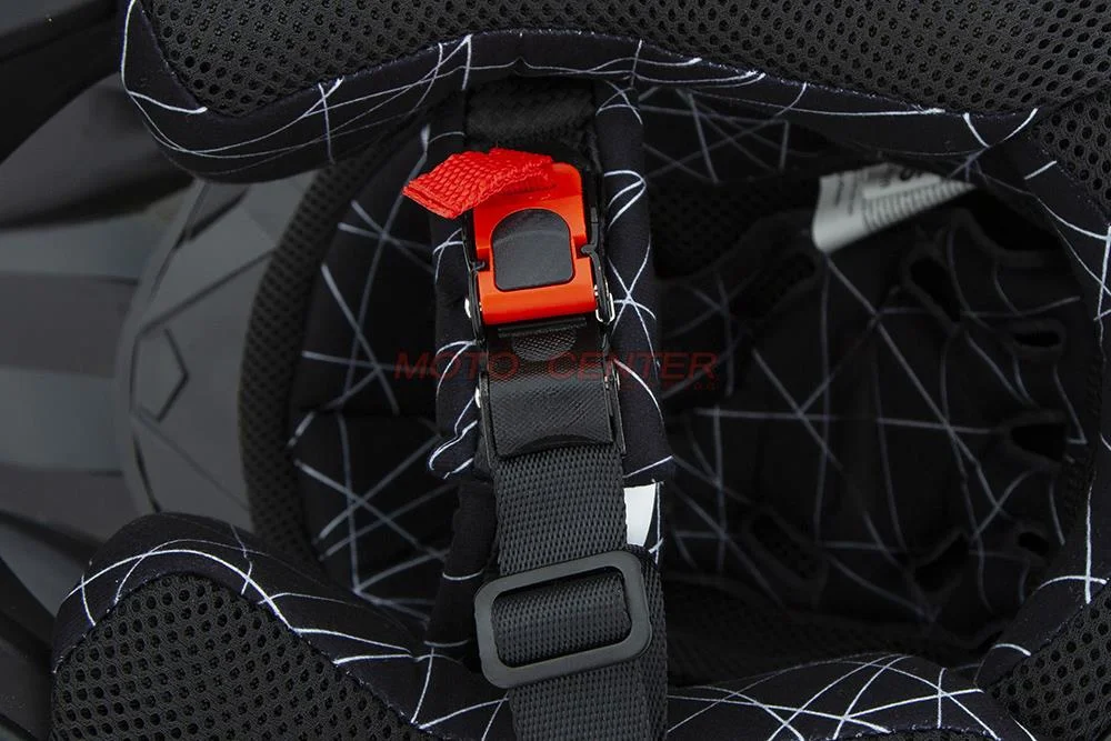 Kask crossowy BLEXX MD-902 czarny/pomarańczowy Matowy rozmiar XS Homologacja ECE R22.06 — ujęcie 8