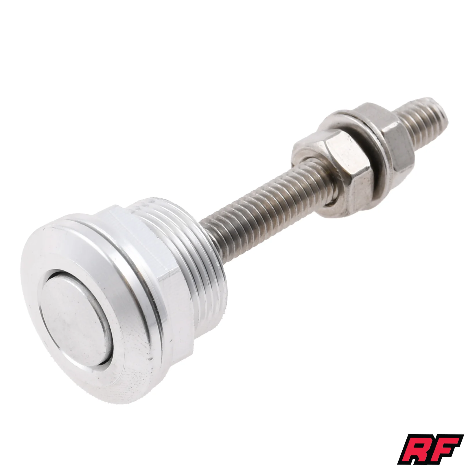 Śruba pokrywy bocznej Simson aluminium CNC anoda srebrna Racing Force — ujęcie 1
