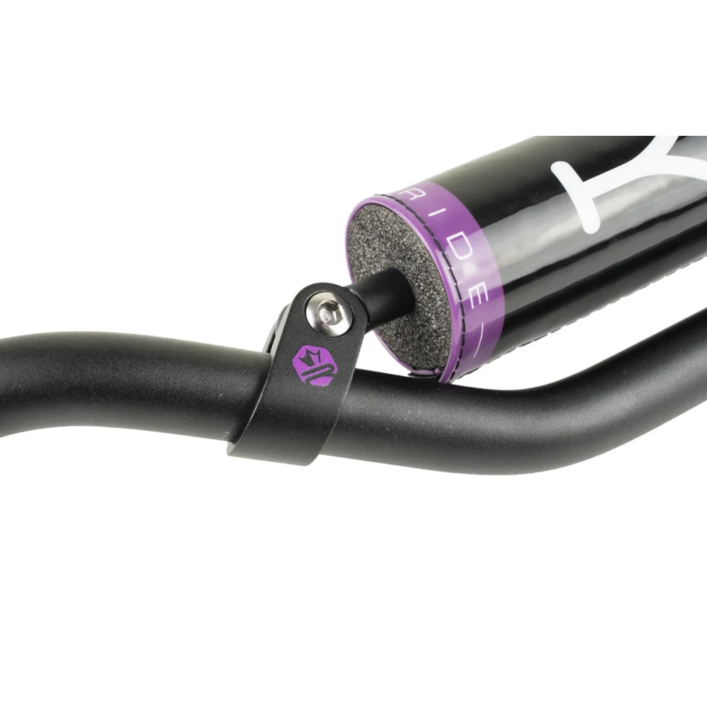 Kierownica KRM Pro Ride czarno - fioletowa 22 mm + gąbka — ujęcie 4