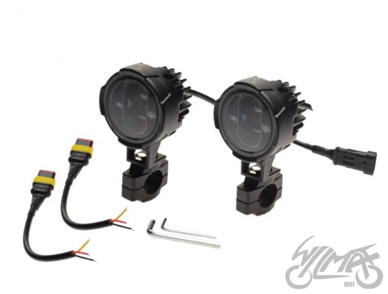 Zestaw lamp przeciwmgielnych LED, białe światło główne i dodatkowe — AW2491W — ujęcie 1