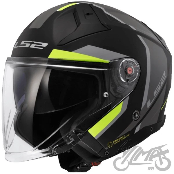 Kask LS2 OF603 Infinity II Focus M.Bl. H-V Y — rozmiar L — ujęcie 1