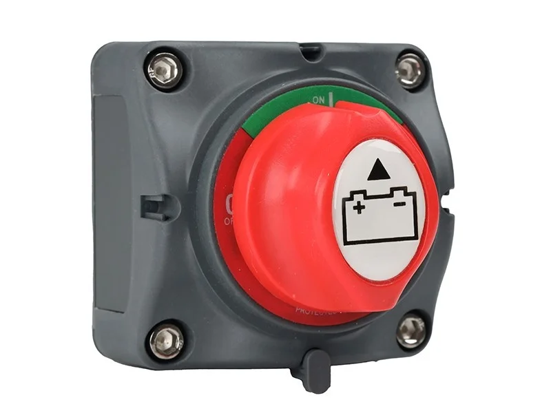 Główny wyłącznik prądu / hebel 12-48V max 275A # 3 funkcje