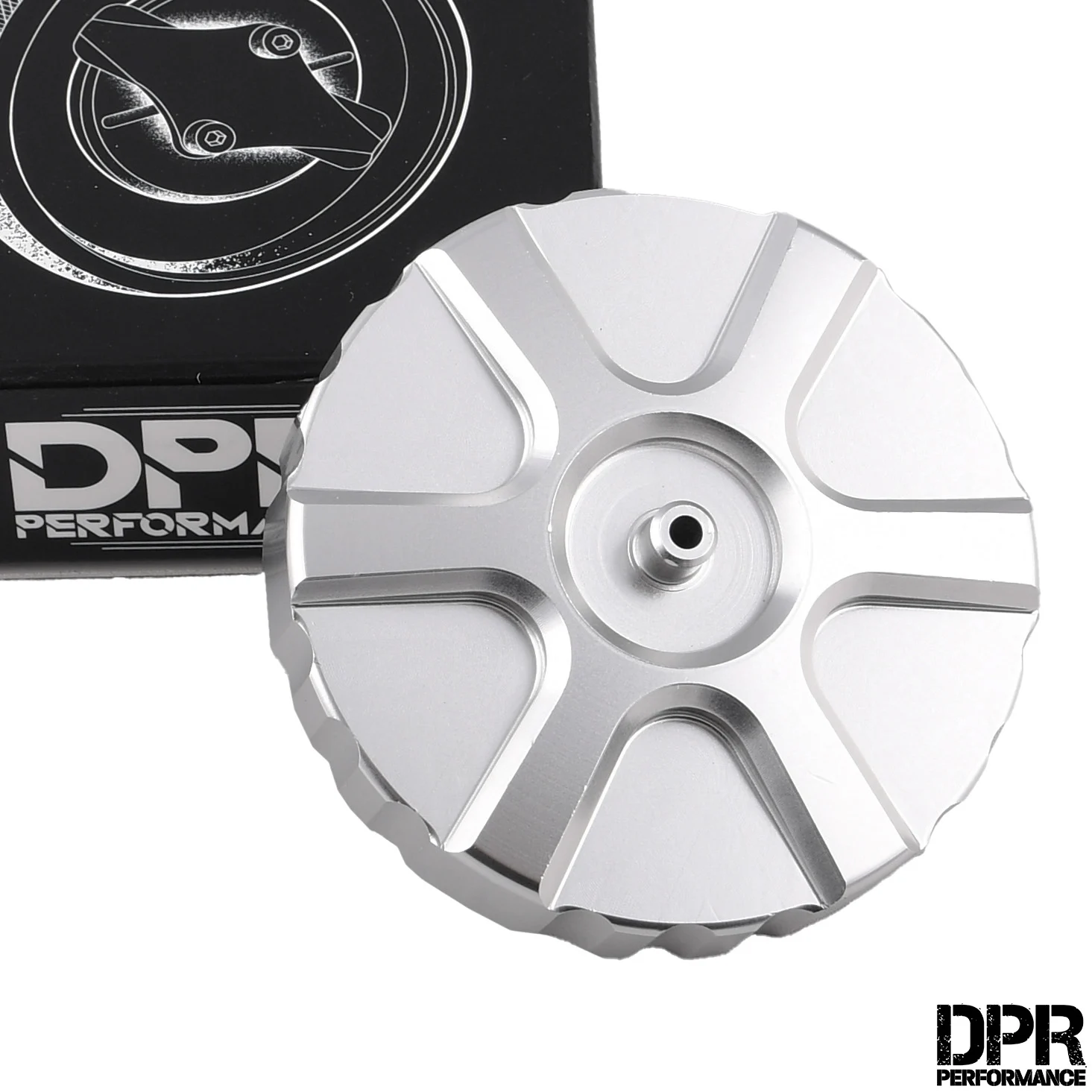 Korek zbiornika paliwa Simson aluminium CNC V6 srebrny DPR Performance — ujęcie 3