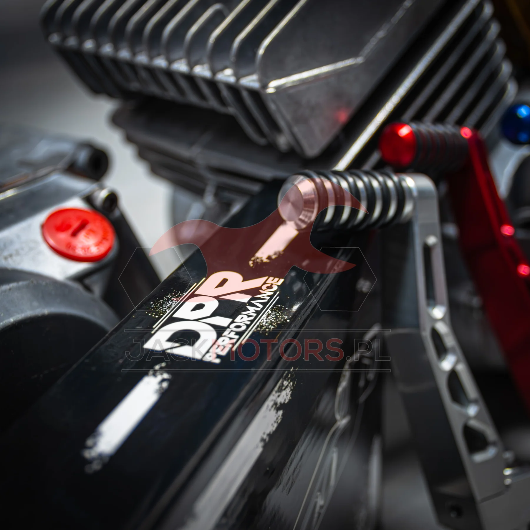 Dźwignia startera Simson S51 fioletowa aluminium CNC racing DPR Performance — ujęcie 11