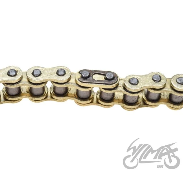 Łańcuch napędowy Motochain 428VO — 140 ogniw, złoty — ujęcie 2