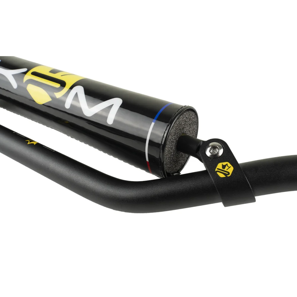Kierownica KRM Pro Ride czarno - żółta 22 mm + gąbka — ujęcie 2