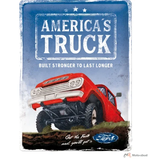 Tablica plakat 30 × 40 Ford america truck 23320